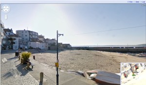 st ives cornwall sea front on google street view