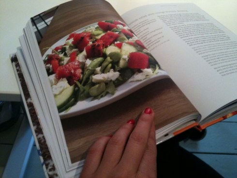 teaching dad to cook flapjack