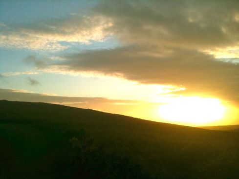 sunset sennen cornwall
